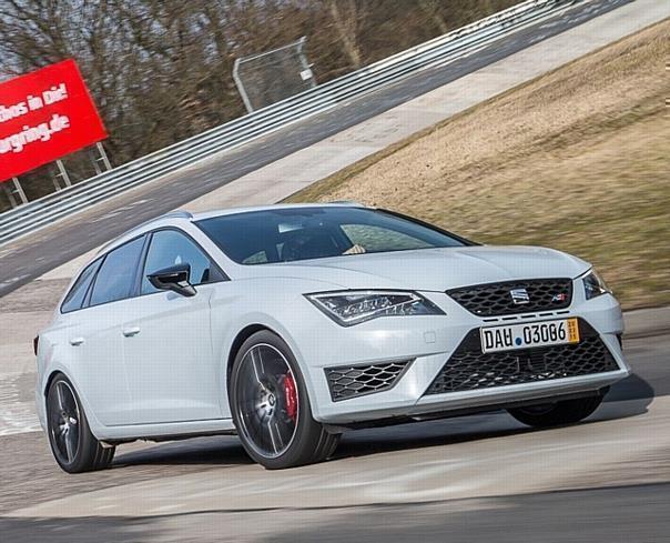 Seat Leon ST Cupra auf dem Nürburgring.  Foto:Auto-Medienportal.Net/Seat